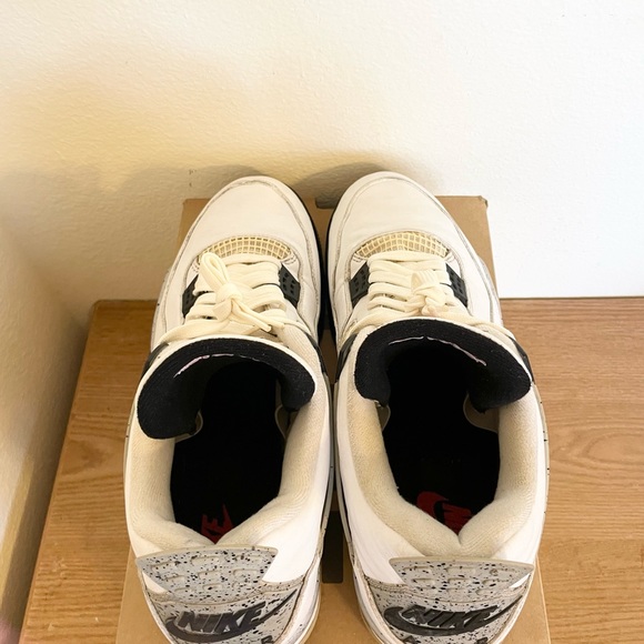 Jordan Shoes Sold Jordan 4 Retro Og White Cement Size 4 84606192